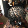 Loc retwist and wash