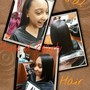 Natural hair. Silk Press