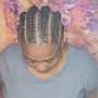 Medium box braid mid back