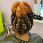 Flat Twist Updo