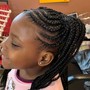 Kid's Style med to large braiding