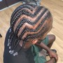 Cornrows with No Hair Added