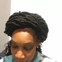 Cornrows, 10 minute scalp massage