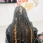 Curly Bulk Hair-Two Strand