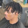 Men's Twists or Box Braids (Partial Head)