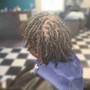 Loc Re-twist-(Ear to neck length)