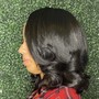 Sew-in w/custom closure