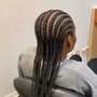 Braids in front sew-in  back