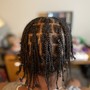 Medium knotless Braids (mid back)