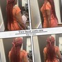 Box Braids medium parting