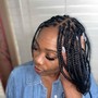 4-8 stitch braids hair added