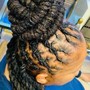 Locs Re-Twist  longer than Waist Length