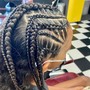 Small Knotless Box Braids