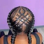 Feed in Braids (corn rows)