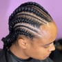 Feed in Braids (corn rows)