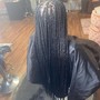 Extra Small Knotless Braids