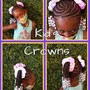 Kid's Knotless Box Braids w Flexi Rods