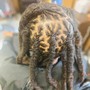 Loc Style/ without retwist or shampoo