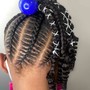 Med knotless braids