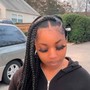 Large knotless Box Braids