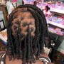 Starter locs w/ loc extension -NATURAL HAIR