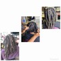 Locs wash and retwist