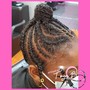 Designer Crochet ponytail