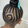 Large Braided Bun/Ponytail