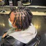 Medium Locs ReTwist and Quick Style