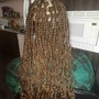 Medium BOHO Knotless **Braiding Hair Provided**