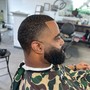 Mens haircut with beard trim