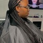 Wig braid down