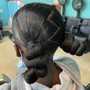 ROLLER WRAP- RELAXED HAIR