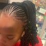 Freestyle stitch braids with designs