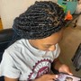 toddler natural styles (braids and beads)