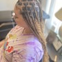 Small lemonade feedin ponytail Braids