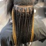 Knotless braids natural hair