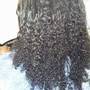 Natural hair. Silk Press