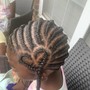 Kid's Two feed in Braids