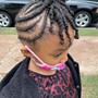 Kid's Braids(with braiding hair)