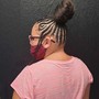 Feed in ponytail (medium)