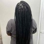 Medium Knotless Box Braids