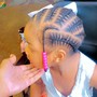 Kids crisscross Braids