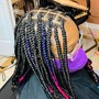 Kids Box Braids (medium)under 10yrs