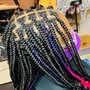 Kids Box Braids (medium)under 10yrs