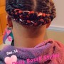 Large Knotless Braids (Midback)