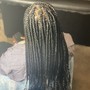 Medium Boho Knotless  Braids