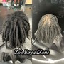 Loc Maintenance High Top Fade ( Retwist no Style) Back Length