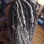 Two stand twist w/braid (Natural Twists)