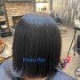 Long hair Double Process Color